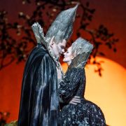 Nils Wanderer (Oberon) and Jennifer France (Tytania) &copy; Glyndebourne Productions Ltd | Tristram Kenton