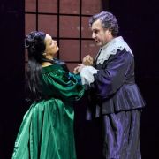 Anna Netrebko (Amelia) and Ludovic Tézier (Renato) © Luciano Romano