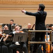 Lahav Shani conducts the Israel Philharmonic &copy; Stephanie Berger