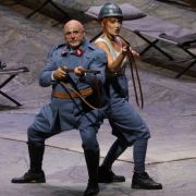 Pietro Spagnoli (Sulpice) and Julie Fuchs (Marie) &copy; Brescia e Amisano | Teatro alla Scala