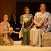 Manon Ogwen Parry, Gabriella Giulietta Noble, Marianne Ruel and Hannah McKay (Lucrezia) &copy; David Monteith-Hodge