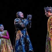 Carmela Remigio (Caterina), Riccardo Fassi (Mocenigo) and Vito Priante (Lusignano) &copy; Gianfranco Rota