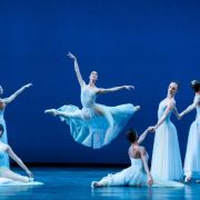 Fumi Kaneko with The Royal Ballet in George Balanchine's Serenade &copy; 2025 Tristram Kenton