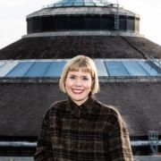 Jenny Mollica outside the Roundhouse, London &copy; Louise Haywood-Schiefer