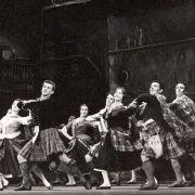 Flemming Flindt leads the Ballet Rambert in La Sylphide © John Blomfeld