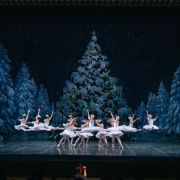 Ballet Teatro Colon in the Snow Scene in Silvia Bazilis’ The Nutcracker &copy; Carlos Villamayor