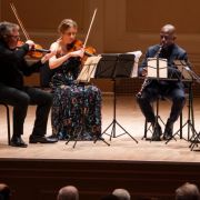 Maxim Vengerov, Vilde Frang, Anthony McGill, James Ehnes and Daniel Müller-Schott &copy; Chris Lee