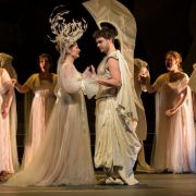 Markéta Cukrová (Dido), Lukáš Bařák (Aeneas) &copy; Serghei Gherciu