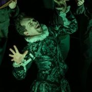 Markus Weinfurter and The Gesualdo Six in Death of Gesualdo © Paul Marc Mitchell
