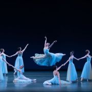 Sara Mearns with the Company in George Balanchine's Serenade &copy; Erin Baiano