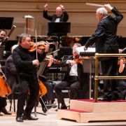 Maxim Vengerov, Iván Fischer and the Budapest Festival Orchestra &copy; Chris Lee