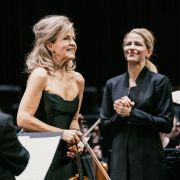 Anne-Sophie Mutter und Karina Canellakis &copy; Sören L. Schirmer