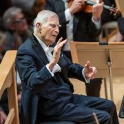 Herbert Blomstedt conducts the Boston Symphony Orchestra &copy; Michael J Lutch, courtesy of the BSO
