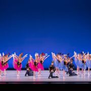Kansas City Ballet in George Balanchine's Stars and Stripes &copy; The George Balanchine Trust. Photography by Brett Pruitt & East Market Studios