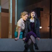 Joyce DiDonato (the Waitress) and Vilma Jää (Markéta) &copy; Karen Almond | Met Opera