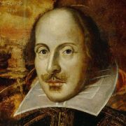 William Shakespeare, the “flower portrait” (1609) &copy; Public domain