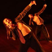 Jacque Foreman and Caroline Clarke in Savea Kagan’s Glass Ceiling &copy; Steven Pisano