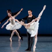 Mira Nadon and Preston Chamblee in George Balanchine’s Symphony in C &copy; Erin Baiano