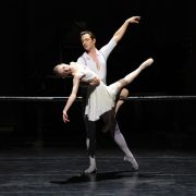 Hannah Carter and Lucius Kirst of Pittsburgh Ballet Theatre in Ben Stevenson's Three Preludes &copy; Deborah Jaffe
