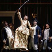 Brenda Rae (Marie) and chorus &copy; Nile Scott Studios