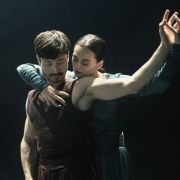 Meirambek Nazargozhayev as Macbeth and Stephanie Chen Gundorph as Lady Macbeth in Lady Macbeth &copy; Camilla Winther