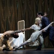 Skyler Maxey-Wert, Sophie Martin and Joan Ivars-Ribes in John Neumeier’s A Streetcar Named Desire &copy; Ingo Schaefer