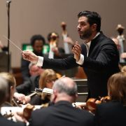 Domingo Hindoyan conducts the Royal Liverpool Philharmonic Orchestra &copy; Gareth Jones