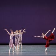 Kloe Walker and Mira Nadon with the Company in Tiler Peck’s Symphonie Espagnole &copy; Erin Baiano