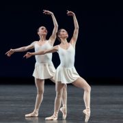 Emilie Gerrity and Unity Phelan in George Balanchine’s Concerto Barocco &copy; Erin Baiano