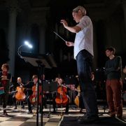 Stephanie Childress conducts Sinfonia Smith Square &copy; Sophie Oliver Photography