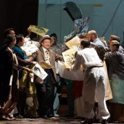 Krystian Adam (Orfeo) and ensemble &copy; Glyndebourne Productions Ltd | Photo: Richard Hubert Smith