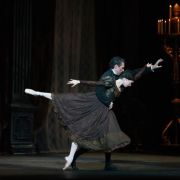 Chloe Misseldine as Tatiana and Thomas Forster as Onegin in Onegin &copy; Kyle Froman