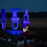 Sean Shibe on the Hepworth Lawn &copy; Marcus Roth