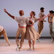 Patrick Gamble and Elizabeth Chapa in Company B &copy; Grace Copeland