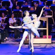 Patrick Yocum, Viktorina Kapitonova and the Boston Symphony Orchestra &copy; Hilary Scott, courtesy of the BSO