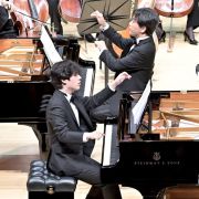 Yunchan Lim and Minsoo Sohn with the KBS Symphony Orchestra &copy; KBS Symphony Orchestra