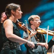Maria Włoszczowska leads the Royal Northern Sinfonia &copy; Thomas Jackson