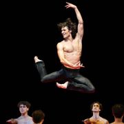 Hugo Marchand and Béjart Ballet Lausanne in Béjart’s Boléro &copy; Steven Pisano