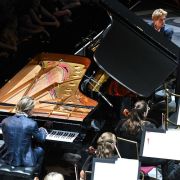 Lucas and Arthur Jussen with Kazuki Yamada and the CBSO &copy; BBC | Chris Christodoulou