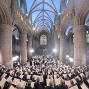 The Three Choirs Festival Chorus in Gloucester Cathedral © James O’Driscoll