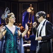 Alison Langer (Rosalinde) and Thomas Atkins (Eisenstein) &copy; Craig Fuller