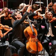 Guy Johnston, Sakari Oramo and the BBC Symphony Orchestra &copy; BBC | Mark Allan