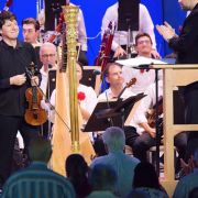 Joshua Bell and Andris Nelsons &copy; Hilary Scott, courtesy of the BSO
