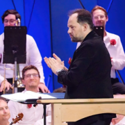 Joshua Bell and Andris Nelsons &copy; Hilary Scott, courtesy of the BSO