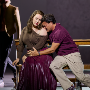 Elena Stikhina (Elisabeth) und Vittorio Grigolo &copy; Wiener Staatsoper | Marcel Urlaub