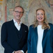 Designated Artistic Director Peter de Caluwe and Kristina Hammer, President of the Salzburg Festival &copy; SF/Jan Friese