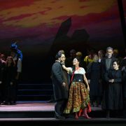 Amartuvshin Enkhbat (Don Carlo) and Annalisa Stroppa (Preziosilla) &copy; Roberto Ricci
