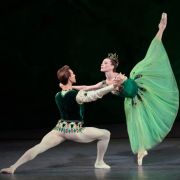 Adrian Danchig-Waring and Emilie Gerrity in George Balanchine’s Emeralds from Jewels &copy; Erin Baiano