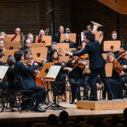 Gustavo Dudamel conducting the New York Philharmonic © Brandon Patoc