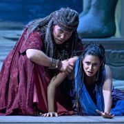 Hae Kang (Amonasro) and Federica Vitali (Aida) &copy; Roberto Ricci | Festival Verdi